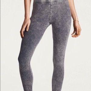 Pink Victoria Secret acid washed leggings